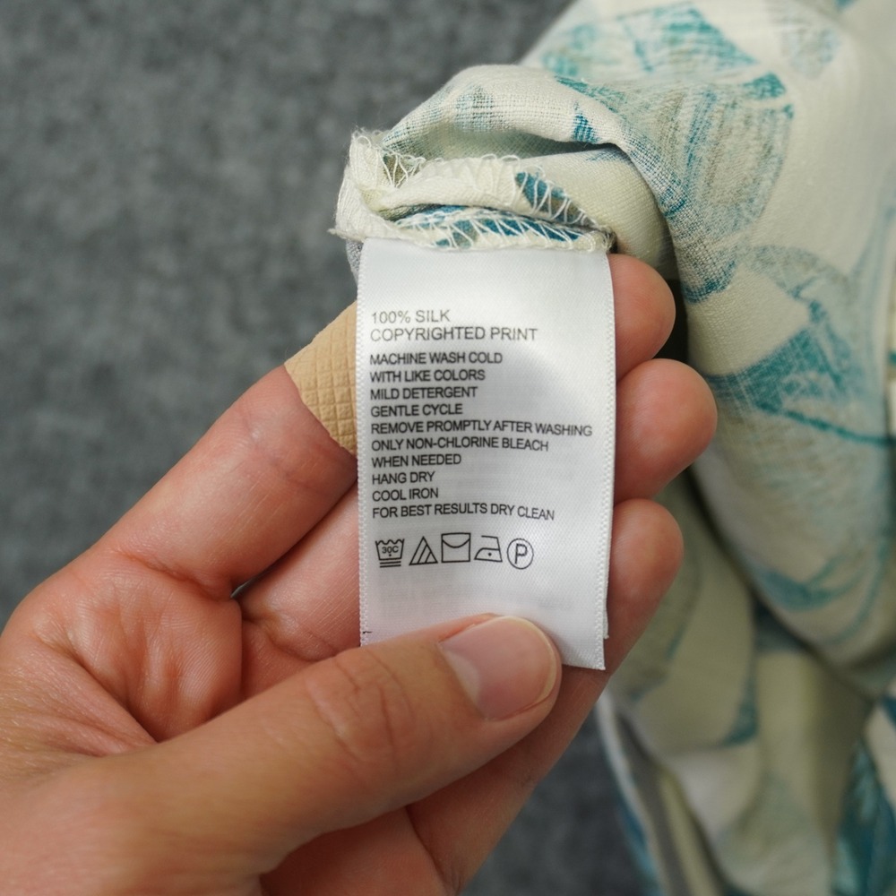NEW Tommy Bahama Shirt Men 3XLT Frond Silk Hawaiian Tropical Leaf Print Vacation - Picture 6 of 10